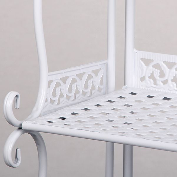 Metal Standard Bookcase Contemporary Open Back Bookshelf with Shelves