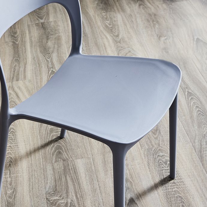 Sedia da casa sedia moderna con la sala da pranzo in plastica aperta contemporanea