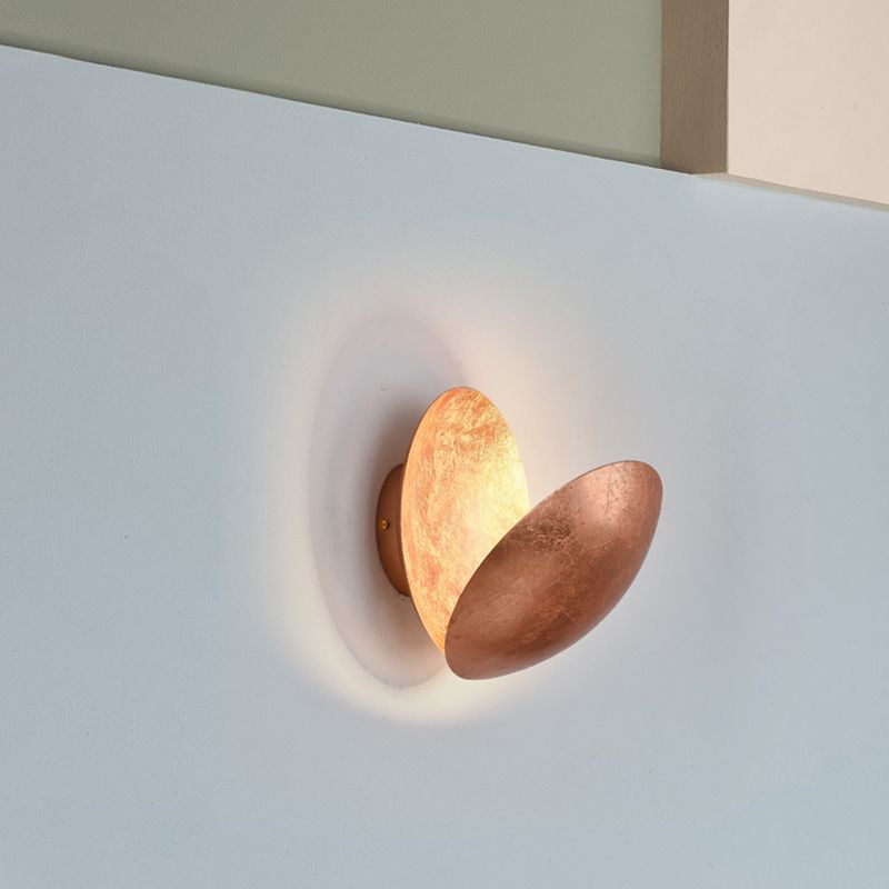 Nordische Metallwandleuchten leichte runde Formwandlicht für Wohnzimmer
