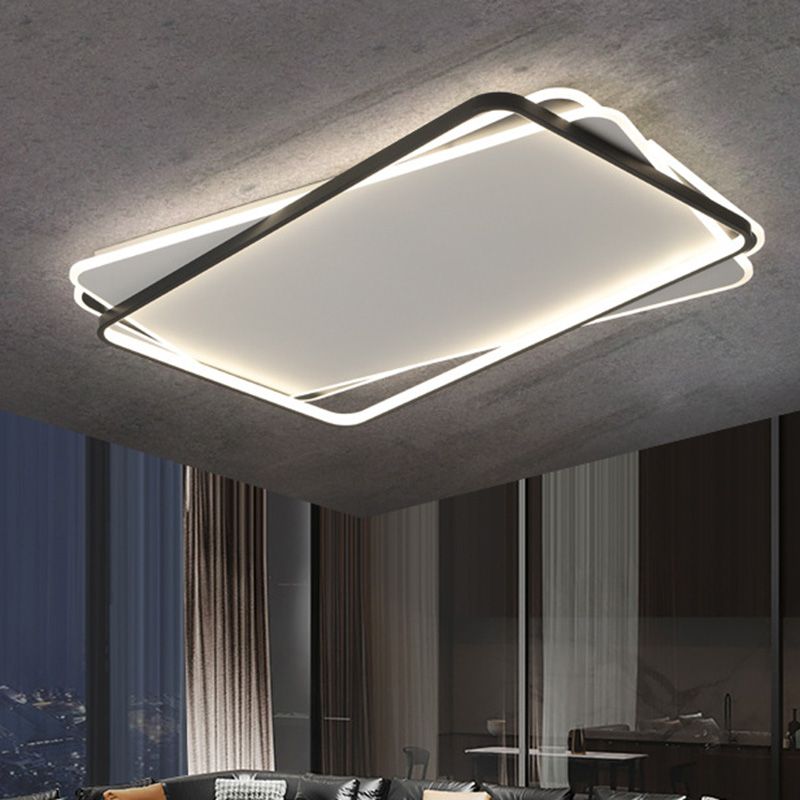 Simple Flush Moun Ceiling Lamp Ultra-thin Lamp for Bedroom Living Room