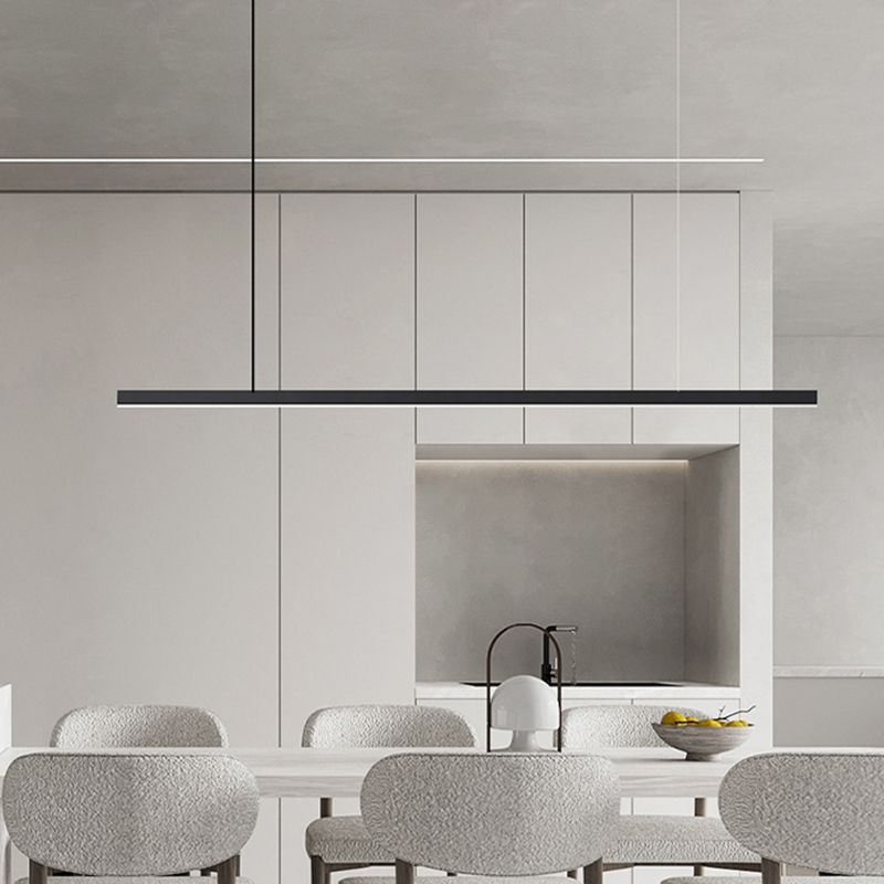 Contemporary Pendant Lighting Fixtures Metal Black Island Lighting Ideas for Dining Room