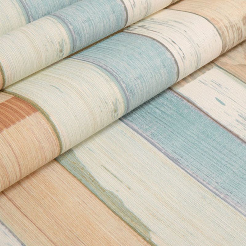 Vinyl 33' x 20.5" American Countryside Wallpaper Wood Effect Wall Decor
