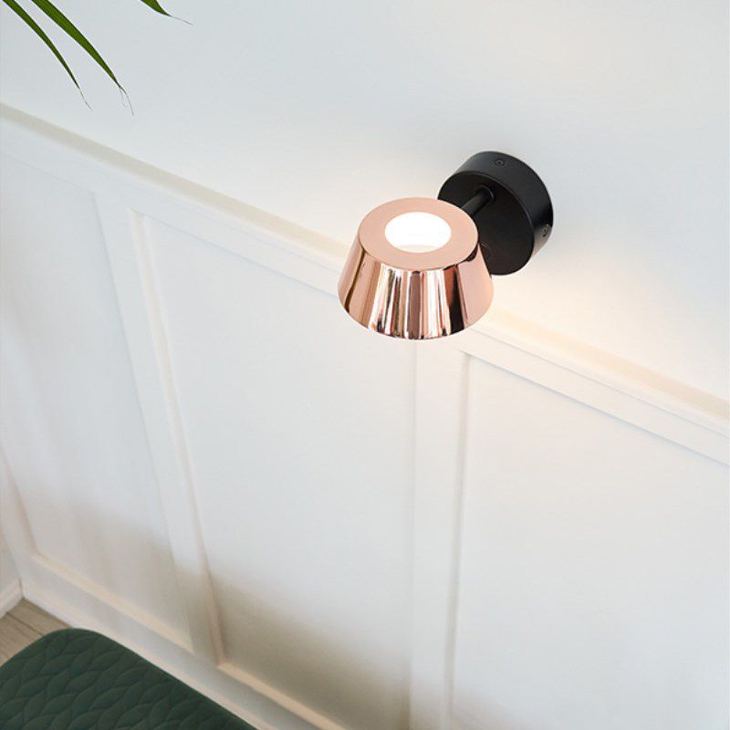 Semplicità nordica di rosa semplicità a led wall doconce 4,7 pollici di illuminazione da mini camera da letto in bianco caldo