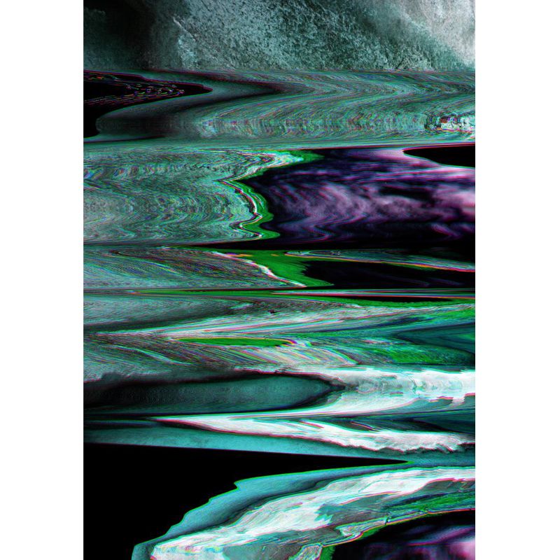 Pastel Color Abstract Mural Wallpaper Illustration Contemporary Stain-Proof Wall Art