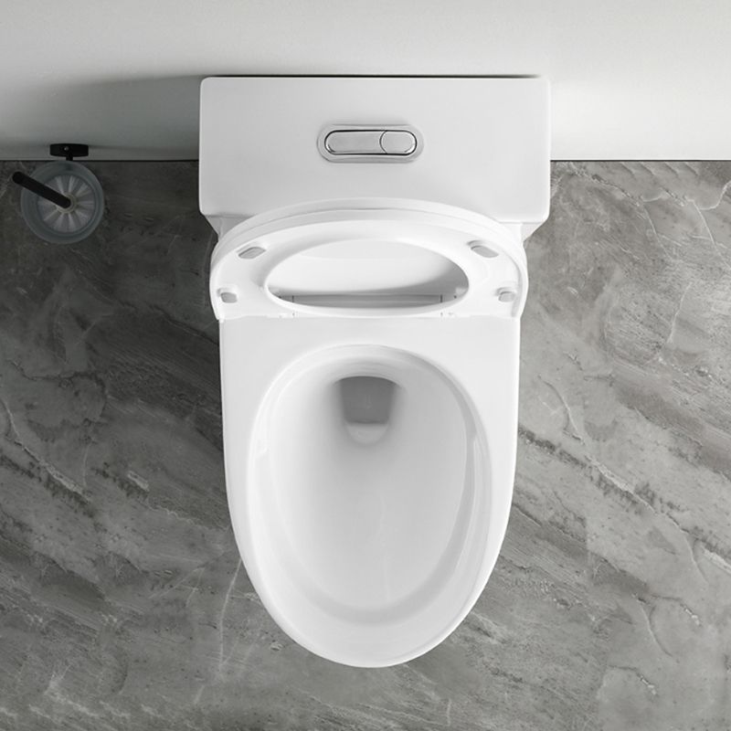 Contemporary Ceramic Flush Toilet Floor Mounted Toilet Bowl for Bathroom