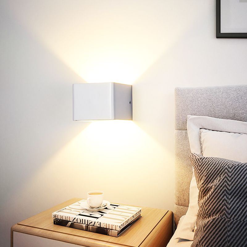 Modern Wall Mount Lamp Nordic Simple Square Wall Sconce Light Fixture for Living Room