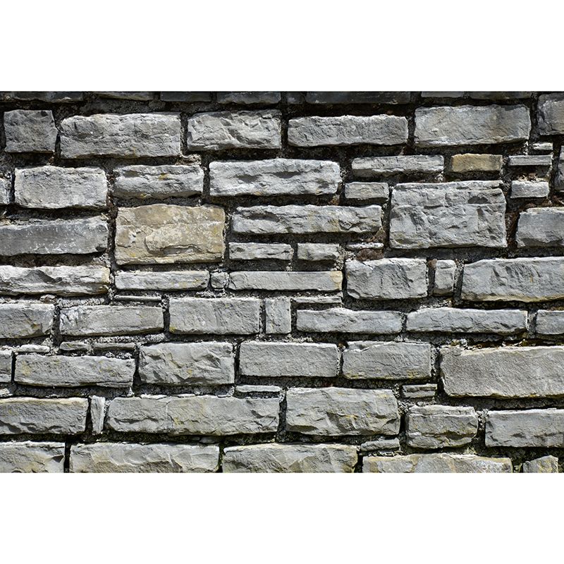 Old Dark Brick Wall Wall Covering Water Resistant Living Room Wall Decor