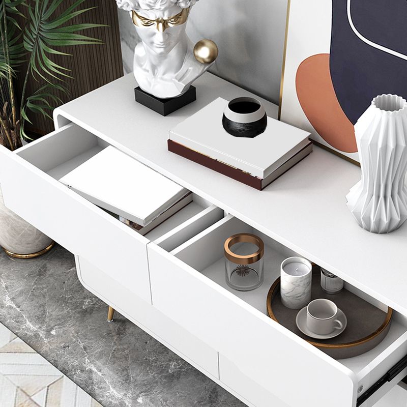 6 - Door Wooden Accent Chest, Contemporary Rectangle Cabinet