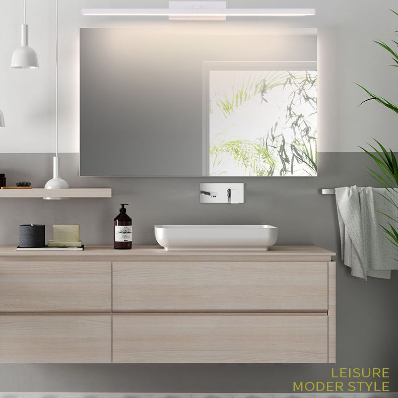 Éclairage d'applications de mur linéaire simplicité style métal LED LED Bathroom Mur Light