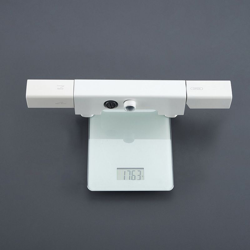 Temperature Control Shower System Adjustable Spray Pattern with Handheld Shower Head