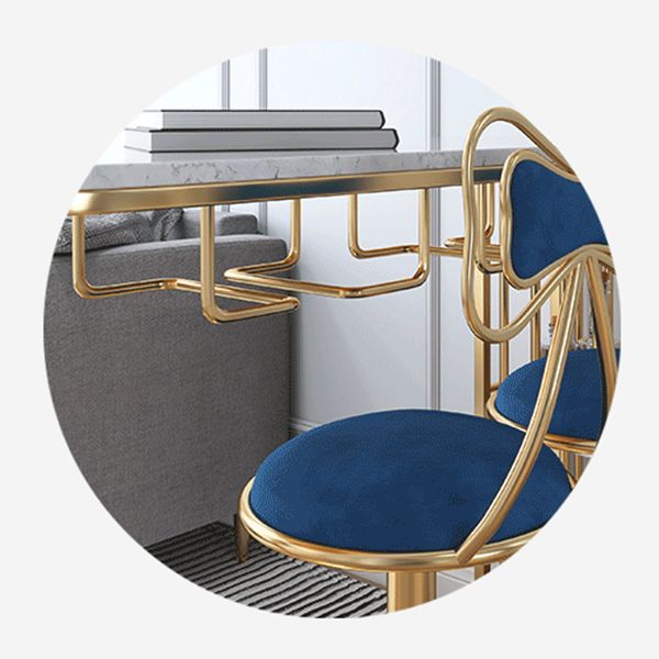 Upholstered Bar Stools Adjustable Height Scandinavian Counter-height Stool