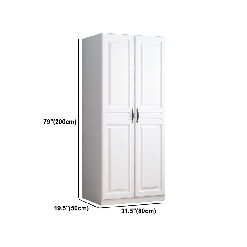 White Colour Wardrobe French Country Wooden Wardrobe Closet for Bedroom