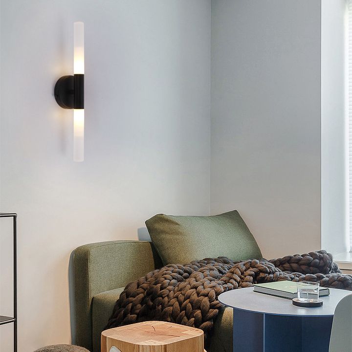 Contemporary Linear Wall Mounted Lights Metal Wall Mounted Lamp for Bedroom