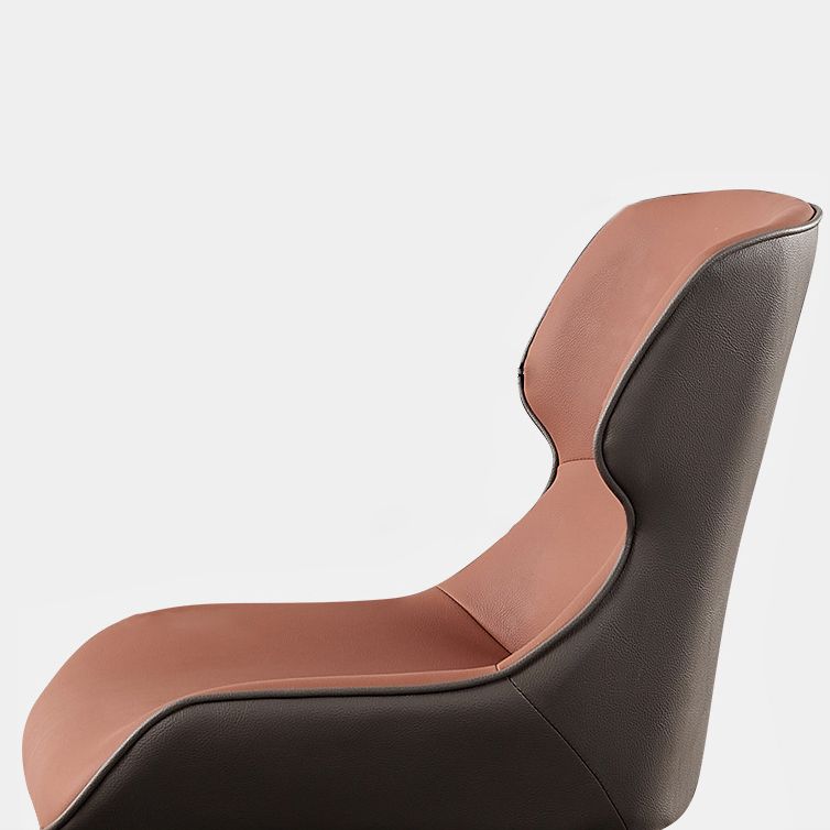 Sillón industrial para interiores, silla de comedor tapizada con respaldo de metal (juego de 2)