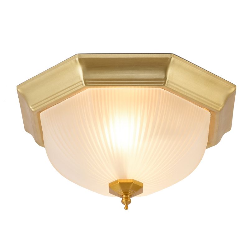 Lampes encastrées de forme géométrique Plafonniers encastrés en verre modernes