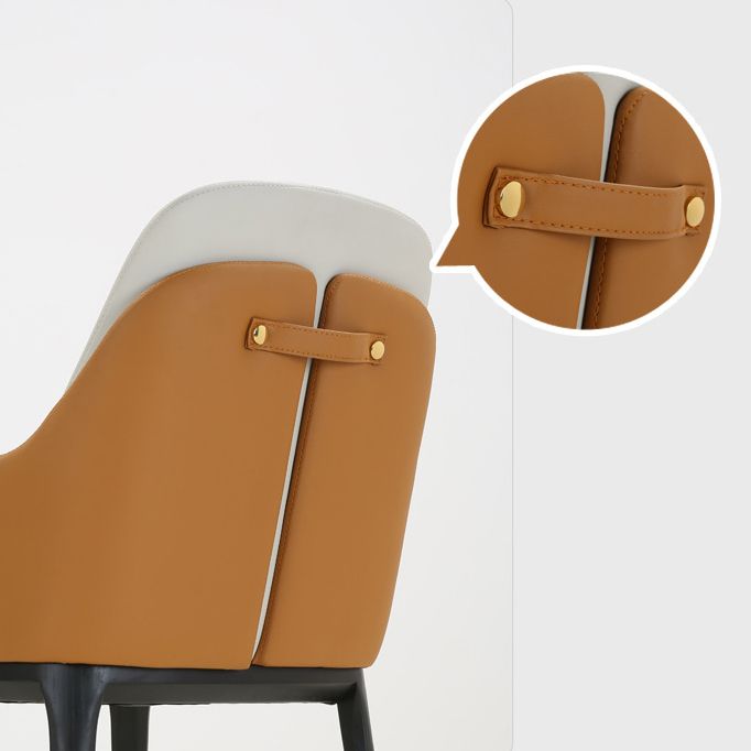 Glam Style Faux Marble Dining Set Round 1/4/5 Pieces Dining Set for Home Use