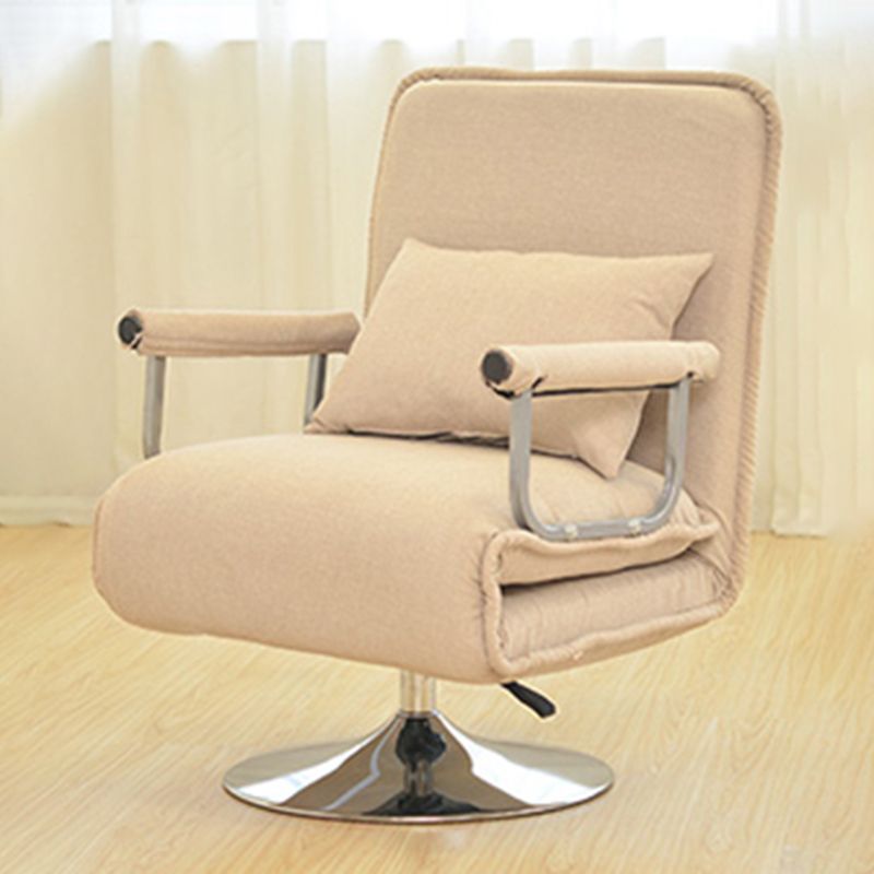 Convertible Chair 27.55" L x 23.62" W x 44.88" H Swivel Armchair for Living Room