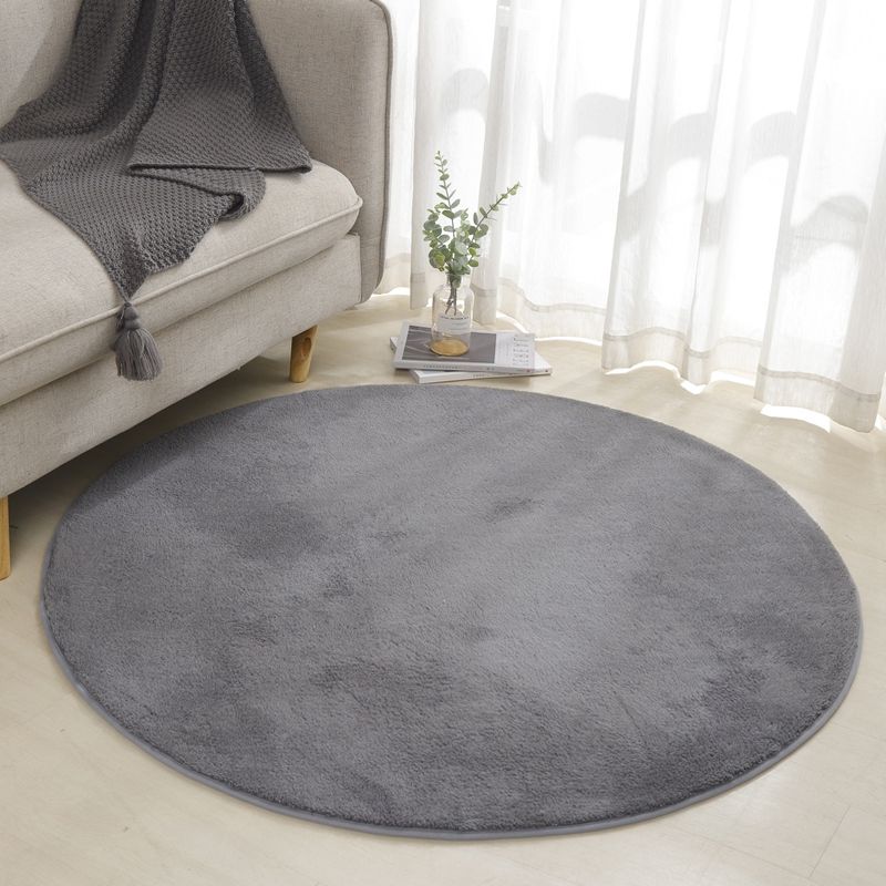Runde Schaltteppich Polyester einfach