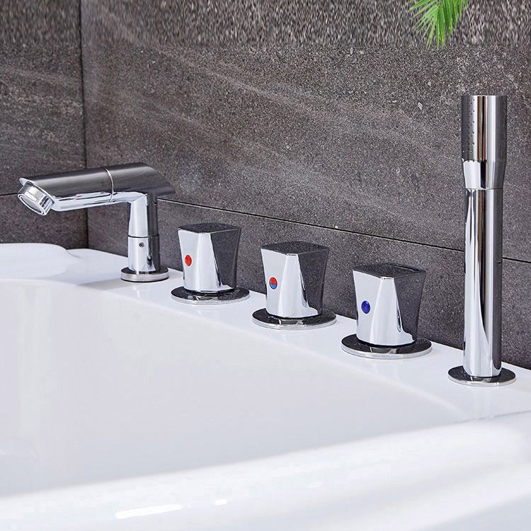 Modern Rectangular Soaking Bathtub Acrylic Stand Alone White Bath