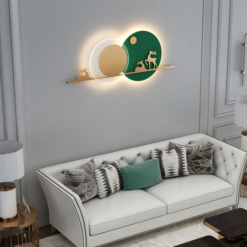 Modern Style Metallic Wall Light Creative LED Wall Light Sconce for Bedroom