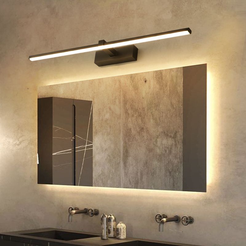 Lampada sconde in metallo moderno a parete a 1 luci per il bagno