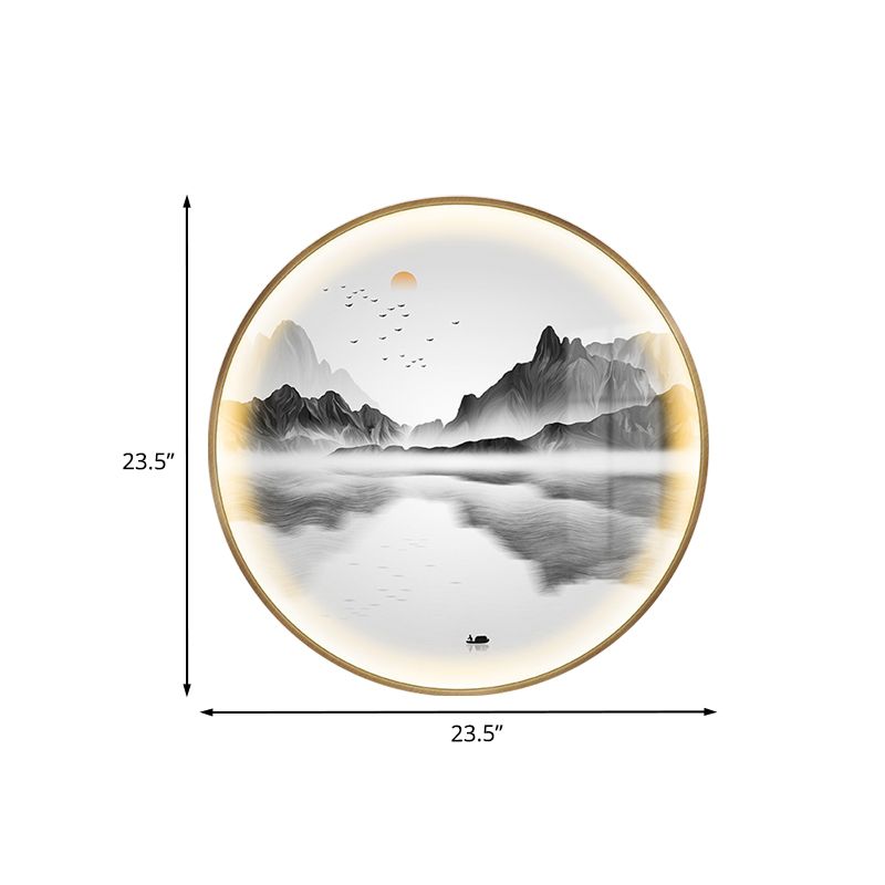 ASIA STYLE ROUND MALAT MUR MURD LED LED MUR MURURE