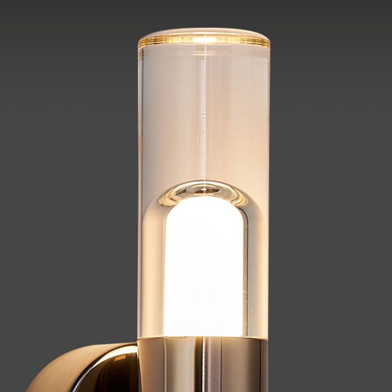 Modern Wall Sconce Cylinder Sconce Lighting with Metal for Bedroom