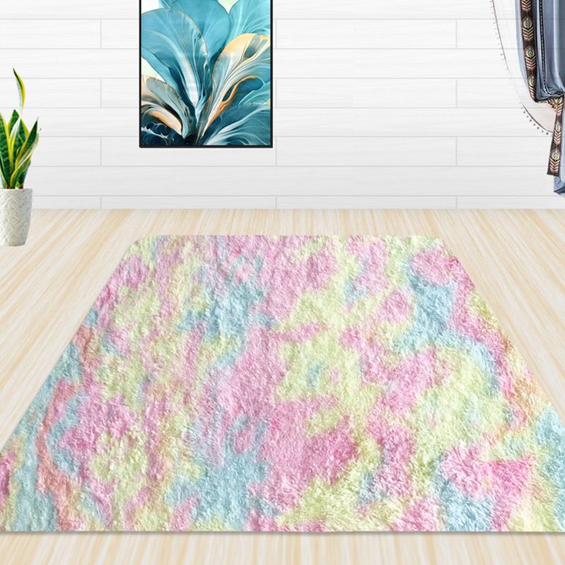 Tir à cravate décontractée Dye Rapis multicolore Machine de tapis moelleux