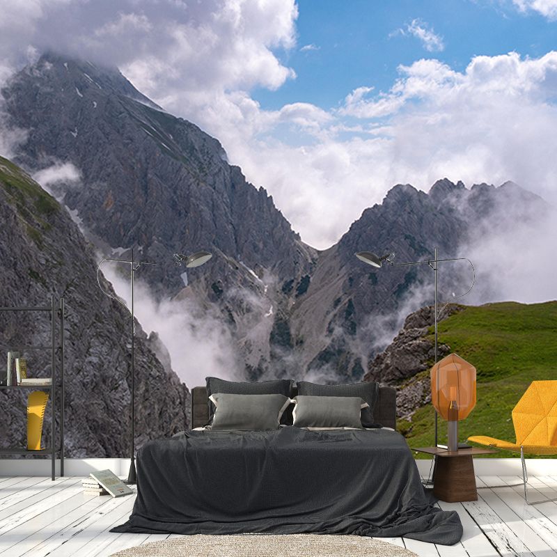 Mountain Wall Mural Photography Sitting Room Mural Wallpaper