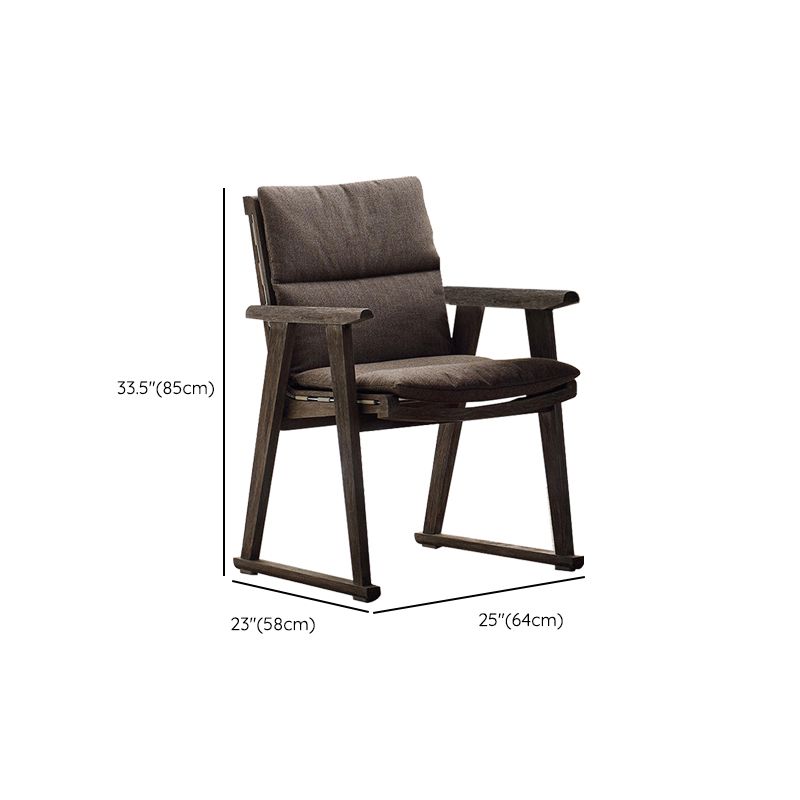 Contemporary Upholstered Dining Chairs Solid Wood Outdoors Dining Chairs