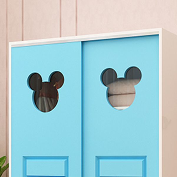 Artificial Wood Hanging Clothes Rack Matte Hanging Clothes Rack