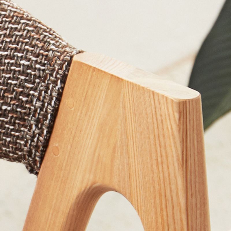 Kitchen Chairs Modern Solid Wood Armless Chairs for Dining Room