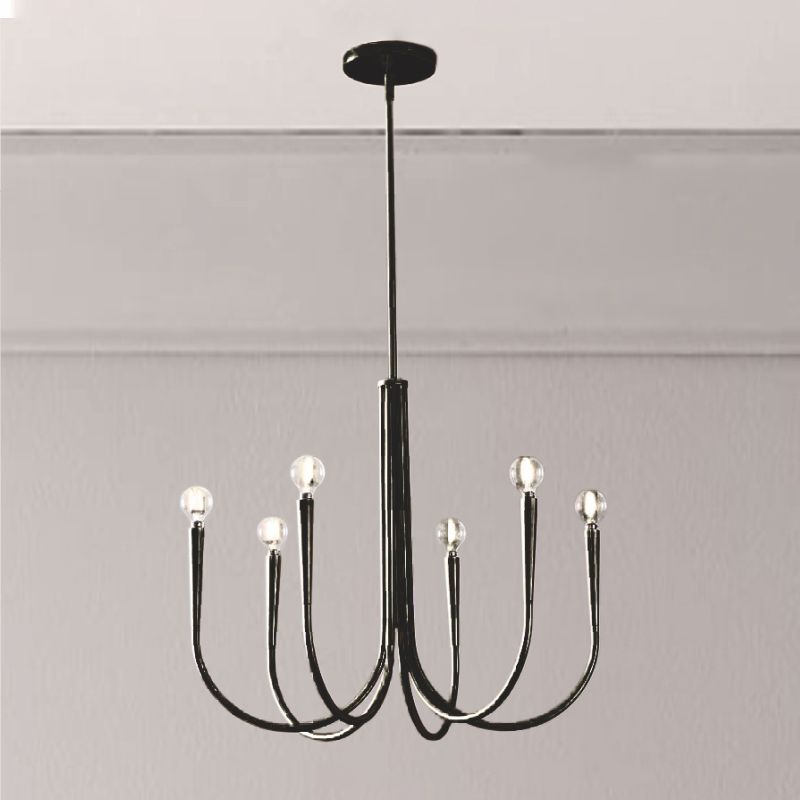 Designer Candle Chandelier Light Fixture Multi-Head Chandelier Pendant Light for Living Room