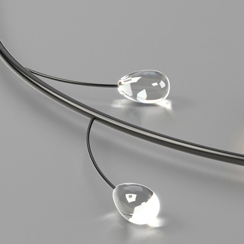 Nordic Modern Style Semi Flush Mount Ceiling Fixture Globe Glass Ceiling Light Fixtures