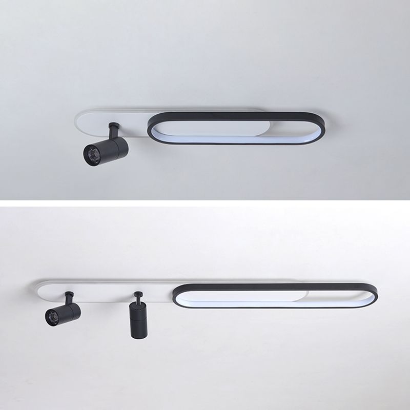 Plafonnier LED moderne met en lumière les luminaires encastrés en métal