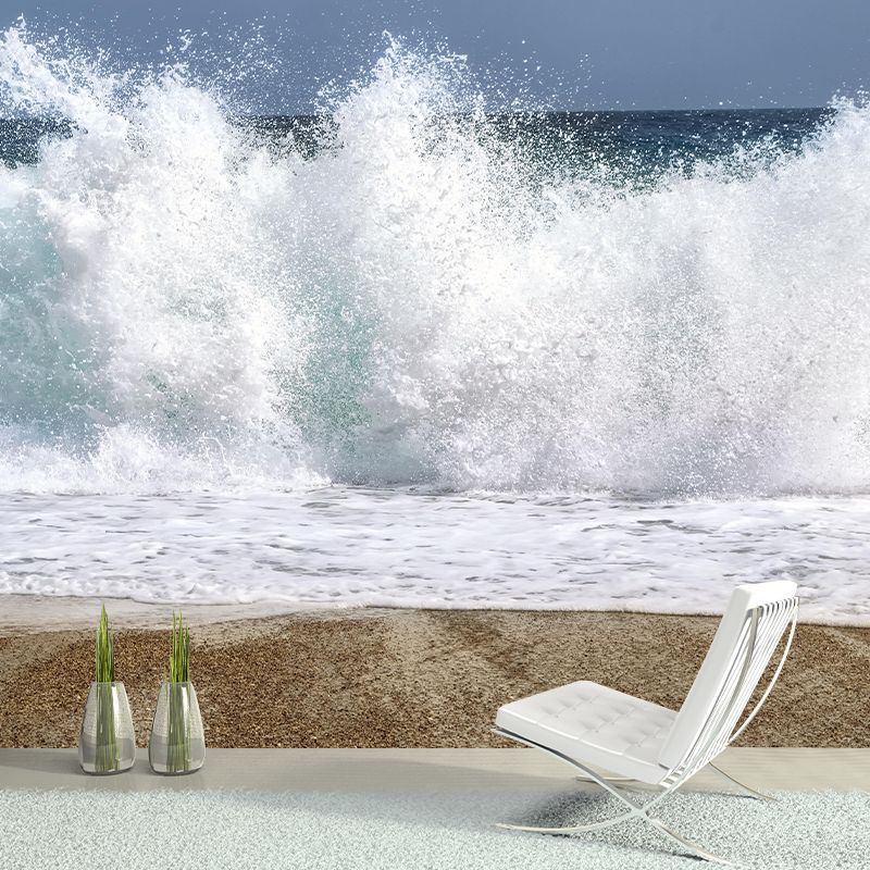 Customized Sea Mural Wall Covering Decorative Mildew Resistant for Bedroom