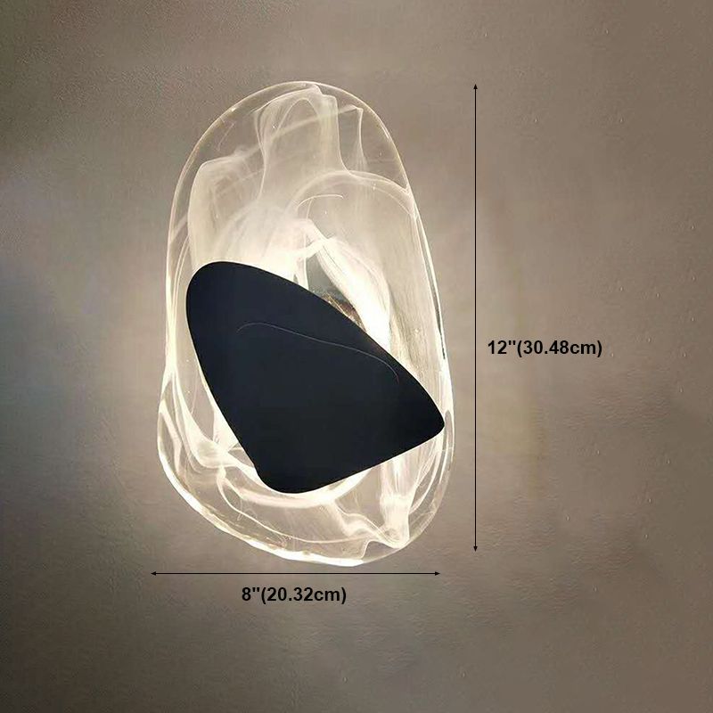 Einzigartiger Schatten 1-Licht-Wandleuchter moderner Kristallwandmontageleuchte