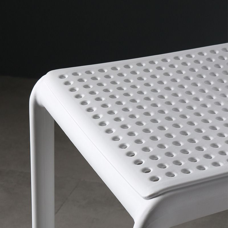 Nordic Style Bar-stool Plastic Counter Bar Stool with Plastic Legs for Kitchen