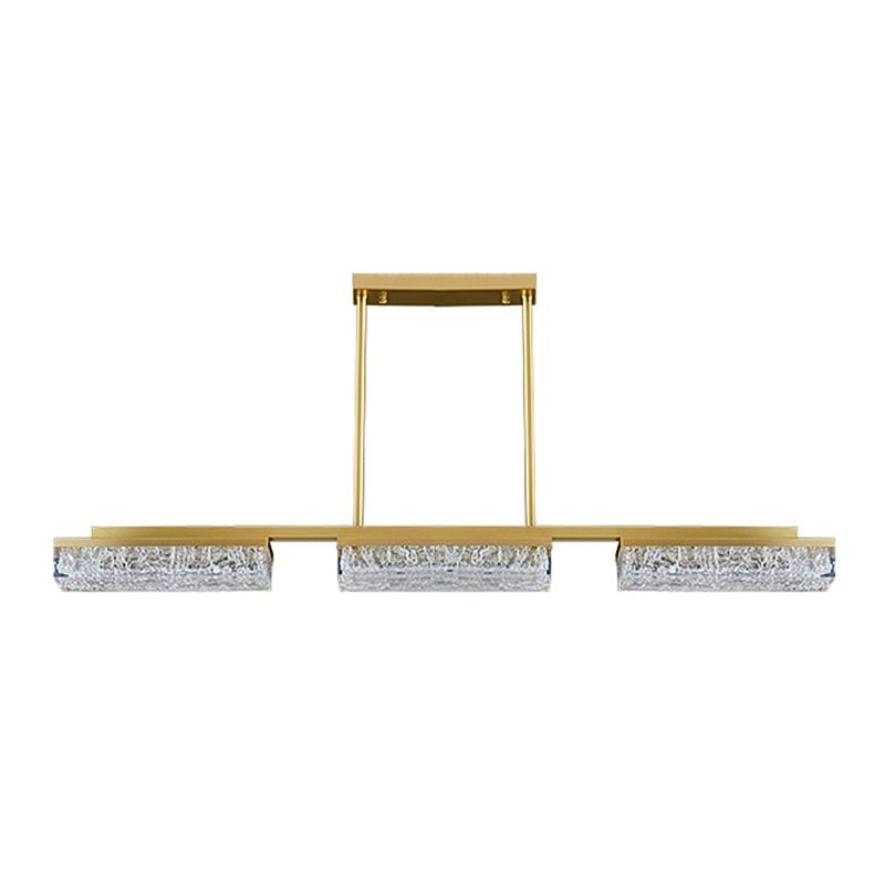 Pendentif linéaire de style contemporain