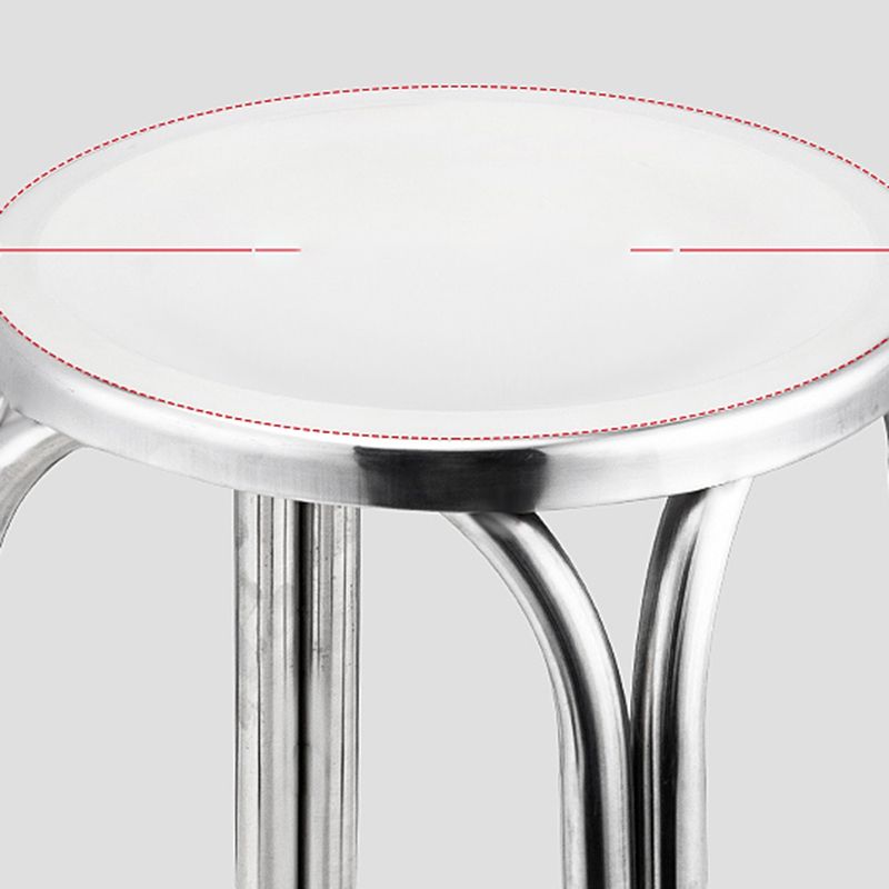 Round Modern Standard Leather Water Resistant Standard for Drawing Room