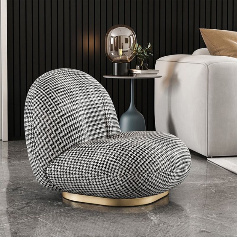 Modern 1-seater Wool Sofa 25.59" H Armless Sofa for Living Room