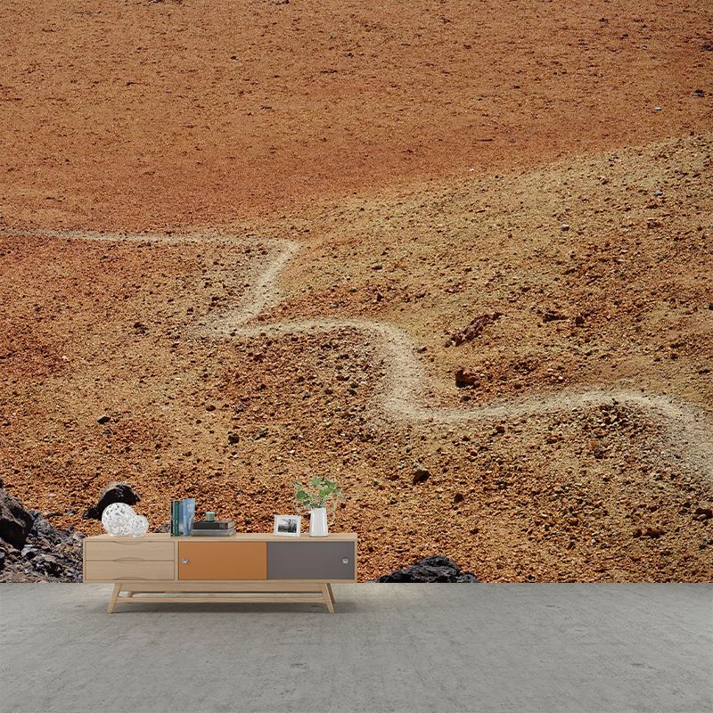 Horizontal Photography Desert Mural Environment Friendly Wallpaper for Home Decor