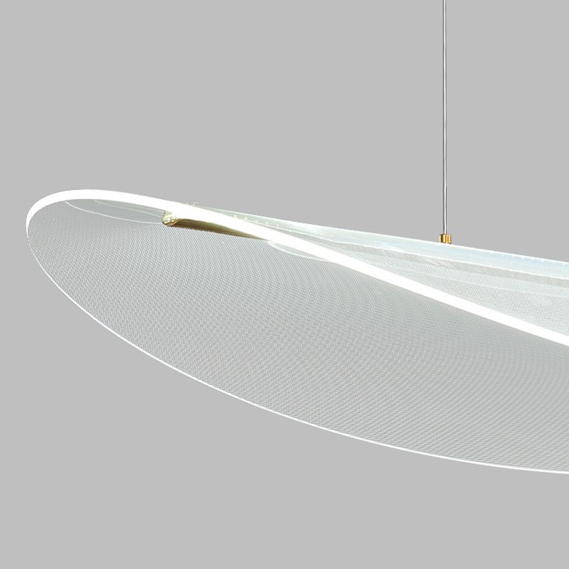 Modernism Single Black Kitchen Island Lighting Acrylic Island Pendant Lighting
