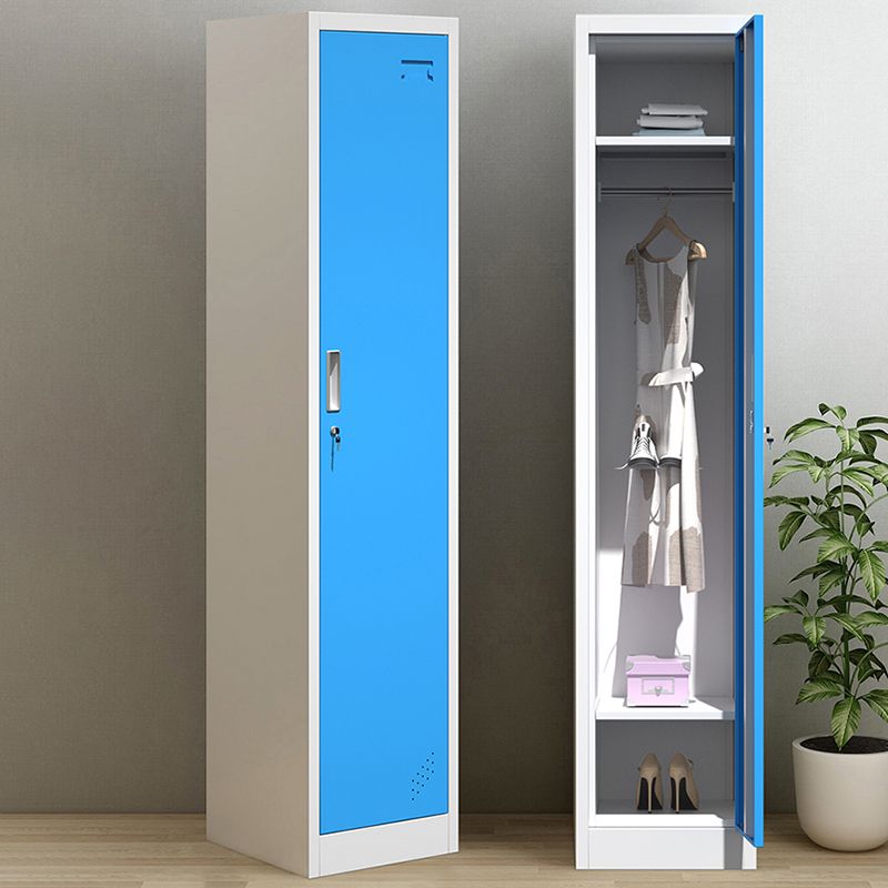 Modern Style Wardrobe Metal Wardrobe Closet for Home,16.54" D x 14.96" W x 70.87" H