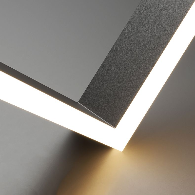 Lumières de lustre en forme carrée moderne