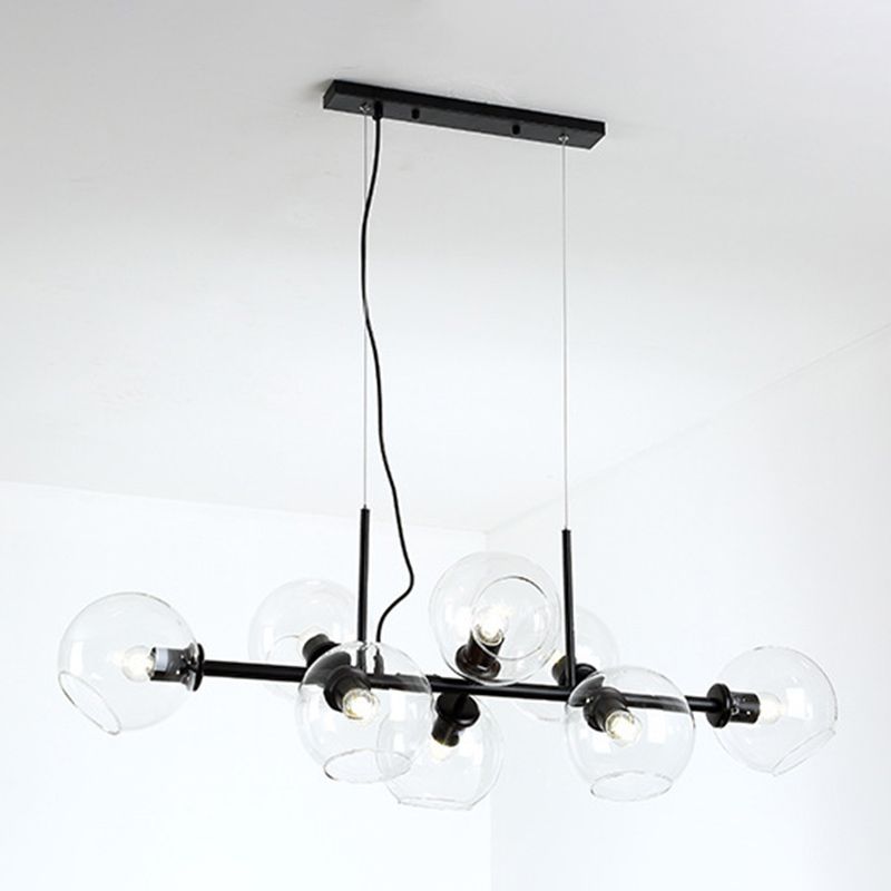 Modern Unique Shape Hanging Ceiling Lights 8 Lights Hanging Light Fixtures for Dining Room