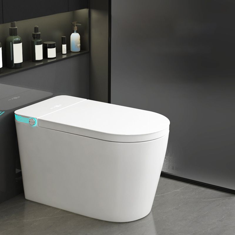 Siphon Jet Toilet Bowl Contemporary Floor Mounted Toilet for Bathroom