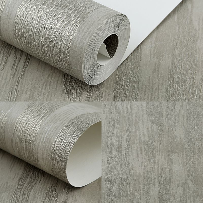 Textured Light Color Wallpaper Modern Wood Bark Look Wall Art for Home, 31' L x 20.5" W