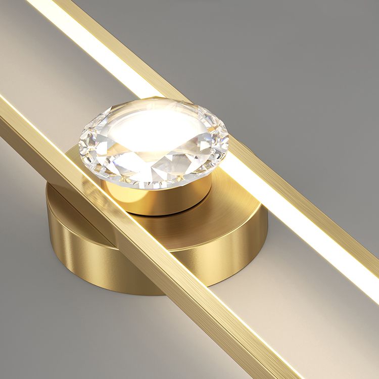 Luces de pared LED acrílicas simples modernas Lámparas de pared de 1 luces para sala de estar para sala de estar