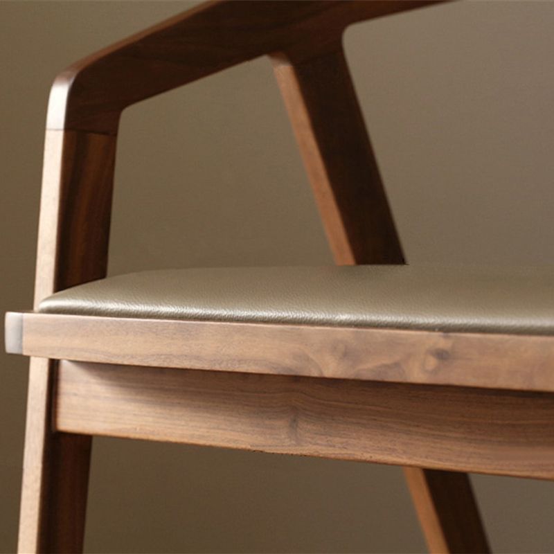 Contemporary Kitchen Dining Armchair Wood Side Dining Chairs